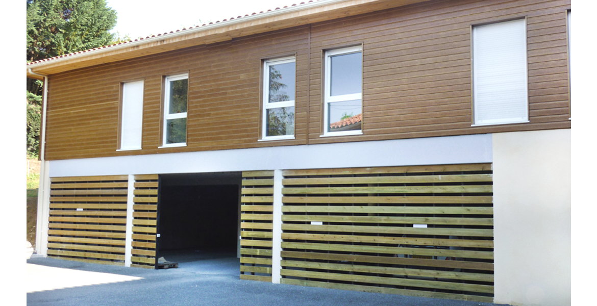 Construction d'un bâtiment de bureau pour le conseil départemental de Dordogne. Ossature bois